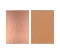 sourcing map 7X10cm cuivre simple face stratifié Revêtement PCB Circuit Board Brown 25pc