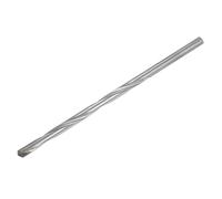 sourcing map 8mm Coupe Dia Cimenté Carbure Foret Hélicoïdal avec Rond Droit Tige pour Acier Trempé Acier Inox, 200mm Longueur
