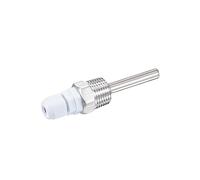 sourcing map 8mm Diamètre G1/2 Puits Thermométrique Sans Soudure Acier Inoxydable 304 50mm Longueur pour Bière Fermenteur