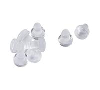 sourcing map 8pcs Pare-choc de Table en Verre Tige Patin de Protection Meuble Patio Anti-collision Anti-bruit Souple Intégré Transparent Glisser 6mm