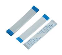 sourcing map A Type 10pcs 1.0mm Espacement 90mm 15 broches ruban plat flexible câble FPC FFC Connect fil
