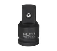 sourcing map Adaptateur de douille à choc 1,3 cm femelle vers 1,9 cm mâle carré Drive 4140 CR-MO ouille réducteur convertisseur pour visseuse à percussion liquet conversion noir