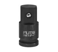 sourcing map Adaptateur de douille à choc 1,3 cm femelle vers 2,5 cm mâle carré Drive 4140 CR-MO ouille réducteur convertisseur pour visseuse à percussion liquet conversion noir