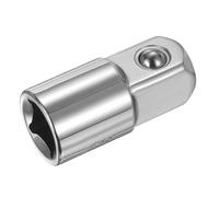 sourcing map Adaptateur de douille à choc 3/8" femelle vers 1/2" mâle carré Drive Increaser Standard SAE Converter Impact Driver liquet Barre de disjoncteur Conversion, Argent