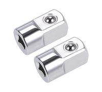 sourcing map Adaptateur Douille Réducteur 1/4" Femelle à 1/2" 2Pcs | Mâle Cr-V Acier Douille Augmentateur