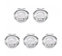 sourcing map Air Compresseur Huile Niveau Jauge Vision Verre M20x1,5mm Mâle Fileté Organique Verre Liquide Indicateur Vision Fenêtre 5Pcs