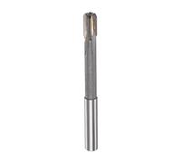 sourcing map Alésoir de mandrin 10,2 mm H7 C1/K30 à pointe en carbure de tungstène - Flûtes droites de précision à tige ronde
