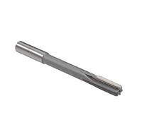 sourcing map Alésoir de serrage 9,5 mm, alésoir de machine de tour H8 HSS 6 flûtes droites, outil de coupe de fraisage à queue ronde, pour métal non ferreux cuivre
