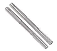 sourcing map Alésoir de serrage Alésoir Machine Tour HSS tige H7 8mm Dia coupe Outil de Coupe de Fraisage 6 flûtes droites 2pc
