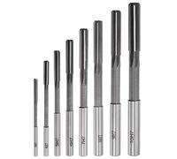 sourcing map Alésoir Mandrin Ensemble Machine Tour Fraise Cannelure Droite Fraise Acier Haute vitesse H7 Tolérance (3mm 4mm 5mm 6mm 7mm 8mm 9mm 10mm) 8Pcs