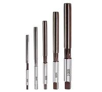 sourcing map Alésoirs à Main Ensemble 4mm 5mm 6mm 8mm 10mm H8 Précision Carbone Outil Acier 6 Cannelures Droit Jarret Fraisage Coupeur Outil 5pcs