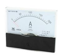 sourcing map Analogique Courant Panneau Mètre DC 0-200A 44C2/200A Ampèremètre pour Automobile Circuit Test Charge Batterie Ampère Testeur Gauge Paquet de 1