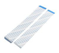 sourcing map B Type 10pcs 1.0mm 30 Borne AWM 20624 80C 60V VW-1 câble Plat Flexible 200mm FFC