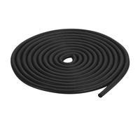 sourcing map Bande d'étanchéité en caoutchouc mousse - 5 mm de diamètre - 7 mètres de long - Rond en caoutchouc EPDM pour joints de bricolage, entrepôt, tampons, tubes en mousse, travaux manuels