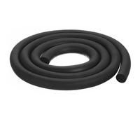 sourcing map Bande d'étanchéité ronde en caoutchouc EPDM pour joints de bricolage, entrepôt, tampons, tubes en mousse, travaux manuels - 20 mm de diamètre - 2 m de long