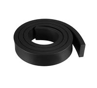 sourcing map Bande Étanchéité Solide Rectangle Caoutchouc 30mm Large 10mm Épais 1 Mètre Long Noir
