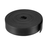 sourcing map Bande Étanchéité Solide Rectangle Caoutchouc 35mm Large 3mm Épais 5 Mètres Long Noir