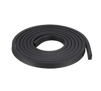 sourcing map Bande Étanchéité Solide Rectangle Caoutchouc 5mm Large 3mm Épais 1 Mètre Long Noir