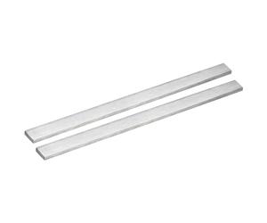 sourcing map Barre Plate en Acier Inoxydable 316L, Épaisseur de 5/32", Largeur de 25/32", Longueur de 8", Finition Brossée, Bandes de Garniture Pour La Cuisine, Bricolage, Lot de 2 Pièces