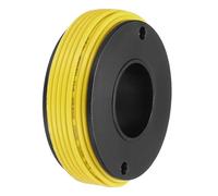 sourcing map Bobine de fil de cuivre étamé UL1007 avec conducteur toronné en PVC 20 AWG pour connexion interne, jaune - 10 m
