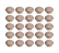 sourcing map Bois Bouton Bouchons Chêne Bois Dur Vis Trou Meubles Bouchons Trou 10mm x 15mm