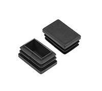 sourcing map Bouchon à Lamelles 30mm x 20mm 50Pcs Bouchon Pied de Chaise Bouchons Extrémité en Plastique Patin Chaise Pieds de Chaise de Table de Meubles Rectangulaires