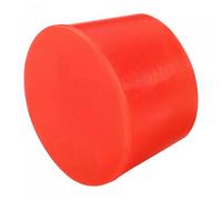 sourcing map Bouchon Conique en Caoutchouc de Silicone 36mm à 43mm Solide Rouge pour Revêtement en Poudre, Peinture, Anodisation, Placage, Sablage, Utilisation en Laboratoire 1 Pièces