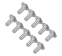 sourcing map Boulons Chariot Boulon Transport Niveau Cou Col Carré Tête Ronde M8x16mm 20Pcs