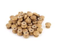 sourcing map Bouton Tiroir Bois Armoire Porte Meuble Bibliothèque Placard Rond Poignée pour Commode 50pcs