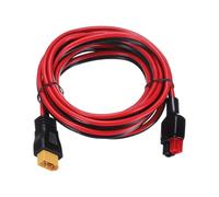 sourcing map Câble d'extension XT60 300 VDC XT60 mâle vers connecteur de batterie unipolaire rouge et noir pour batterie télécommandée, station d'alimentation portable, panneau solaire