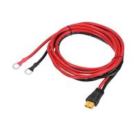 sourcing map Câble terminal XT60 vers joint torique, 10 AWG 1,5 m XT60 femelle 600 V vers joint torique, connecteur terminal à œillet pour batteries au lithium, systèmes d'alimentation solaire, drones