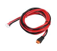 sourcing map Câble terminal XT60i vers joint torique, 10 AWG 2,4 m, 600 V XT60i femelle vers joint torique, connecteur terminal à œillet pour batteries au lithium, systèmes d'alimentation solaire