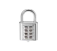 sourcing map Cadenas Combinaison Bouton-Poussoir Verrouillage Armoire Verrouillable argent 8 Chiffres