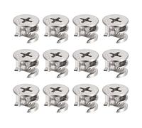 sourcing map Came Blocage Écrou pour Furniture, 12pcs 14.6x11.3mm Joint Connecteur Verrouillage Écrous Meubles Connexion Came Raccords