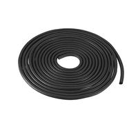 sourcing map Caoutchouc Mousse Joint étanchéité, 3mm Diamètre x 10m Long Rond EPDM Caoutchouc Décapage pour Bricolage Joint, Entrepôt, Tampons, Mousse Tubes, Artisanats, Maison Sceau