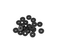 sourcing map Caoutchouc Plat Rondelles 13mm OD 4mm ID 3mm Épaisseur pour Tuyau Eau Tube Paquet de 20