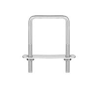 sourcing map Carré U-Boulons, 52mm(2.05") Interne Largeur 80mm Longueur M6 304 Inox Acier U Pince Boulon avec Écrous et Plaques, pour Bateau Remorque