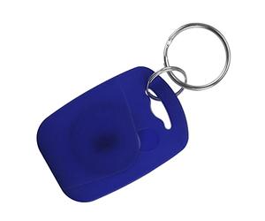 sourcing map Carte RFID IC ID Proximité Porte-clés Lecture Seule Double Fréquence 125KHz 13.56MHz Étiquette Jeton pour Porte Entrée Accès Contrôle Bleu 10 Paquet