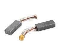sourcing map Charbon Moteur Carbone Brosse 25mm x 10mm x 6mm Meuleuse d᾿Angle Rechange 2Pcs