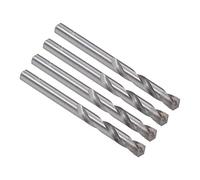sourcing map Cimenté Carbure Hélicoïdal Forets 7.2mm Métal Foret Coupeur pour Inox Acier Cuivre Aluminium Zinc Alliage Fer 4 Pcs