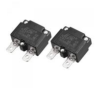 sourcing map Circuit Surcharge Protection 5A AC125/250V DC32V Automatique Réinitialisation Thérmique Coupe-circuit 2pcs