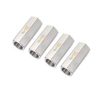 sourcing map Clapet unidirectionnel anti-retour air G 1/4" BSP femelle orifice plein fileté 4Pcs