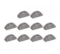 sourcing map Clavette Demi Lune 10pcs 45# Acier 10mm Longueur x 3.7mm Largeur x 3mm Épaisseur Demi-cercle Clé