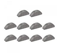 sourcing map Clavette Demi Lune 10pcs 45# Acier 13mm Longueur x 5mm Largeur x 3mm Épaisseur Demi-cercle Clé