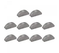 sourcing map Clavette Demi Lune 10pcs 45# Acier 16mm Longueur x 6.5mm Largeur x 4mm Épaisseur Demi-cercle Clé