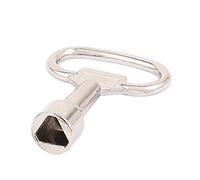 sourcing map e triangle 7.5x8.5mm tiroir Longueur de la clé 54mm