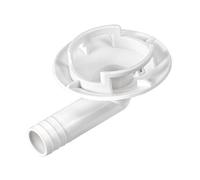 sourcing map Climatisation Drainage Tuyau Connecteur Coude 40mm 1Pcs | Raccord Embout évacuation Condensat Climatiseur pour Mini-Split Unités et Fenêtre AC Unité Parties