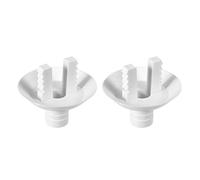 sourcing map Climatisation Drainage Tuyau Connecteur Coude Raccord pour Mini-Split Unités et Fenêtre AC Unité Parties 28mm 2Pcs