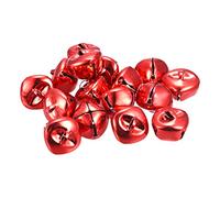 sourcing map Clochette Grelot 25mm 80pcs Cloche de Noël pour Artisanat Bricolage Noël, Vacances Décoration, Musique Fête, Maison, Festival, Mariage, Rouge