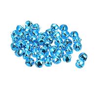 sourcing map Clochette Grelot 8mm 24pcs Cloche de Noël pour Artisanat Bricolage Noël, Vacances Décoration, Musique Fête, Maison, Festival, Mariage, Bleu